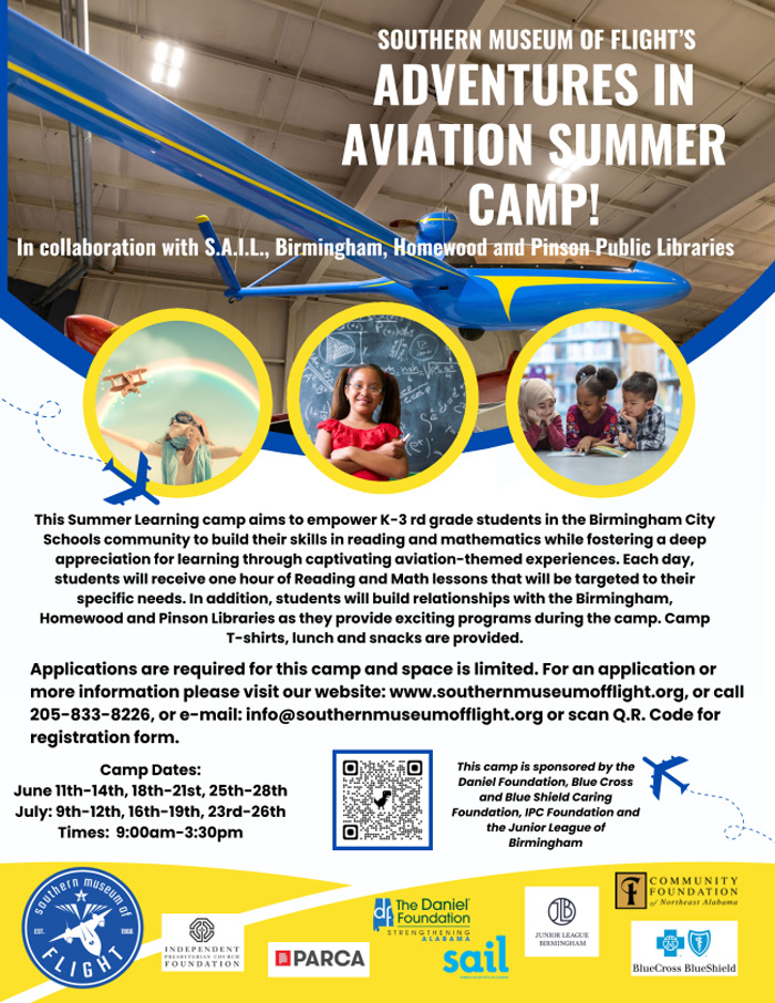 Southern Museum of Flight Summer Camp!